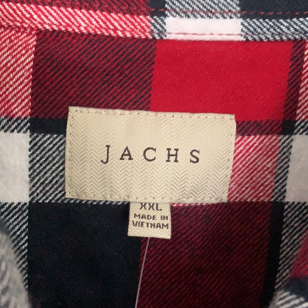 NWT Zachs Flannel Button Down Shirt - Picture 3 of 6